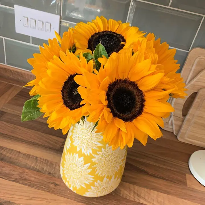 Sunflower kitchen decor