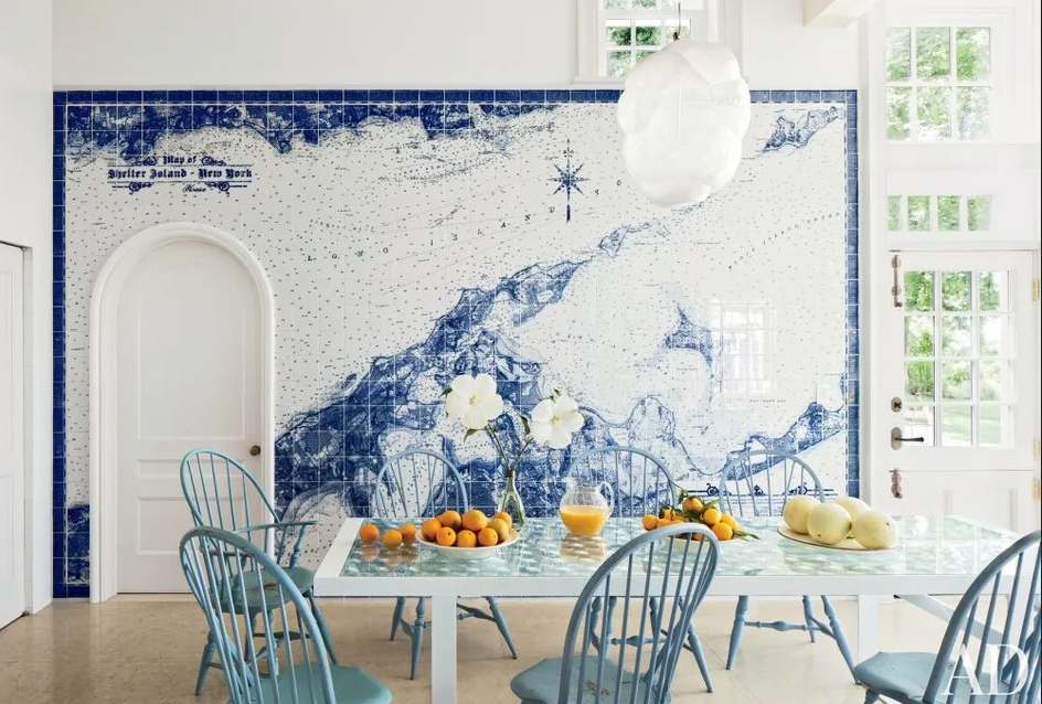 Ancient paint wall decor