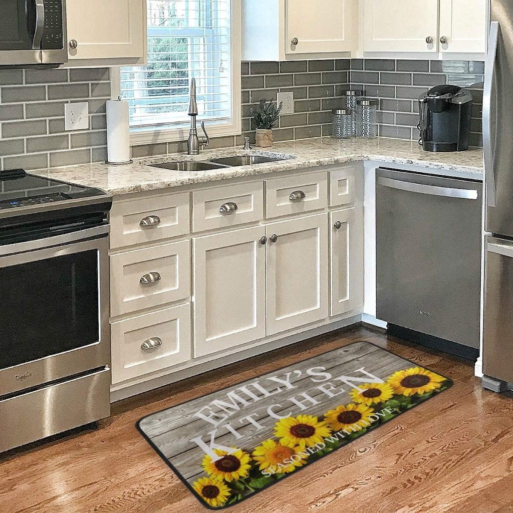 sunflower kitchen mat