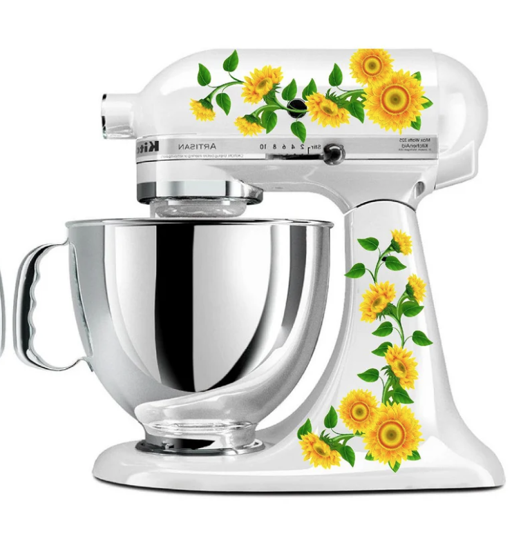 Kitchen appliances for sunflower theme