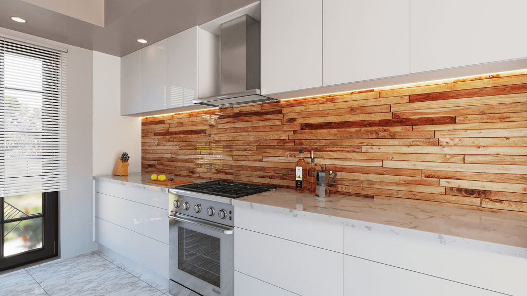 Wooden Splashback