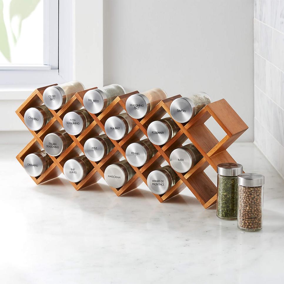 spice organizer for kitchen counter