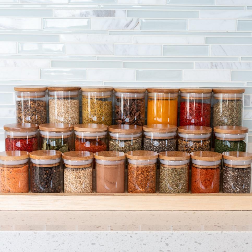 three-tiered spice rack