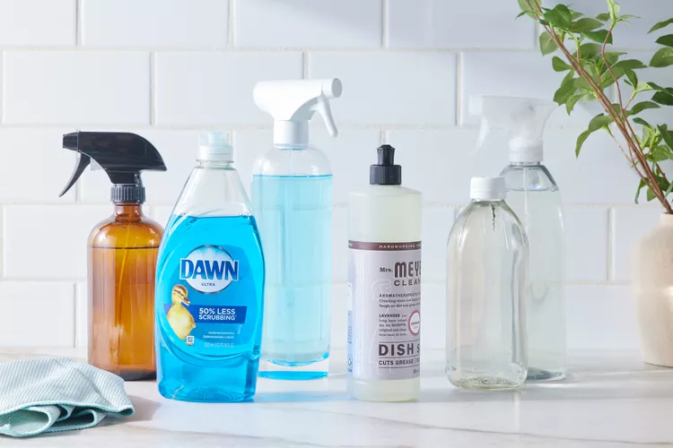 how to clean grease off cabinets