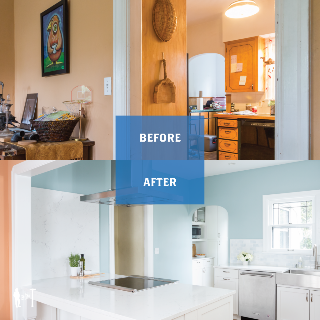 Kitchen wall renovation